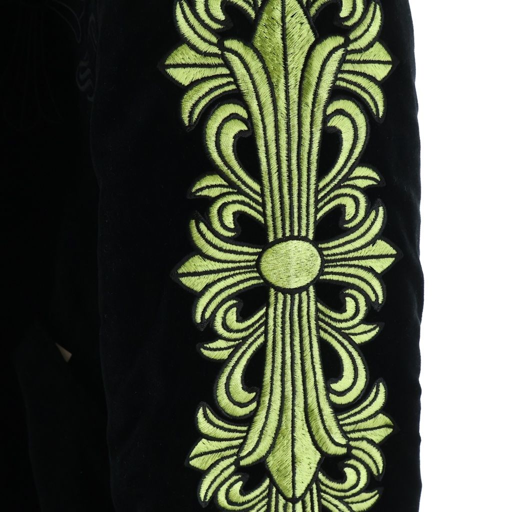 CHROME HEARTS (クロムハーツ) ×MATTY BOY PPO SOUVENIER JACKET テーラー東洋 マッティボーイ リバーシブルスーベニアジャケット スカジャン ブラック/イエロー
