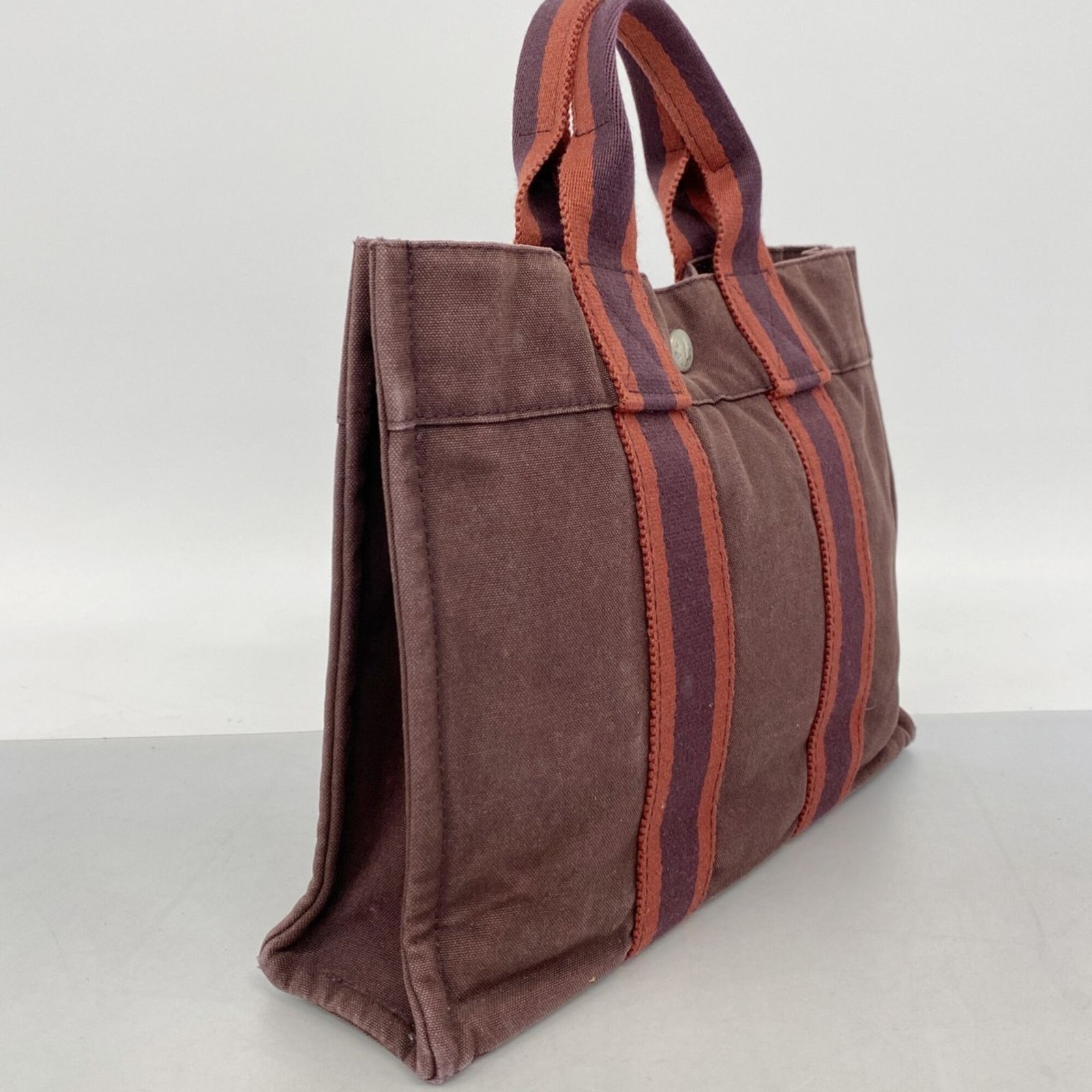 エルメス(Hermes) エルメス ハンドバッグ フールトゥPM キャンバス 