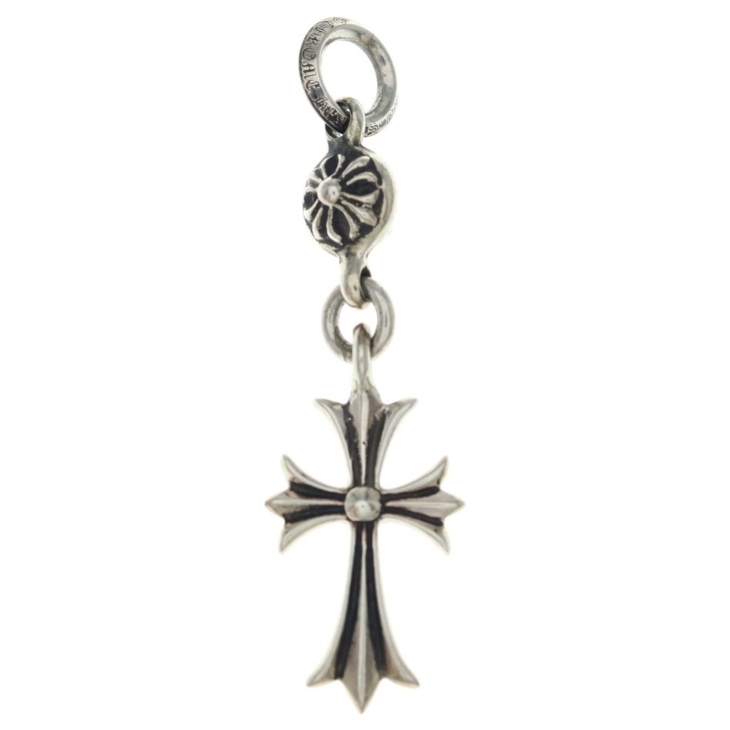 CHROME HEARTS (クロムハーツ) 1B TNY CH CRS 1ボール タイニー CHクロス チャーム ペンダントトップ シルバー BCA197