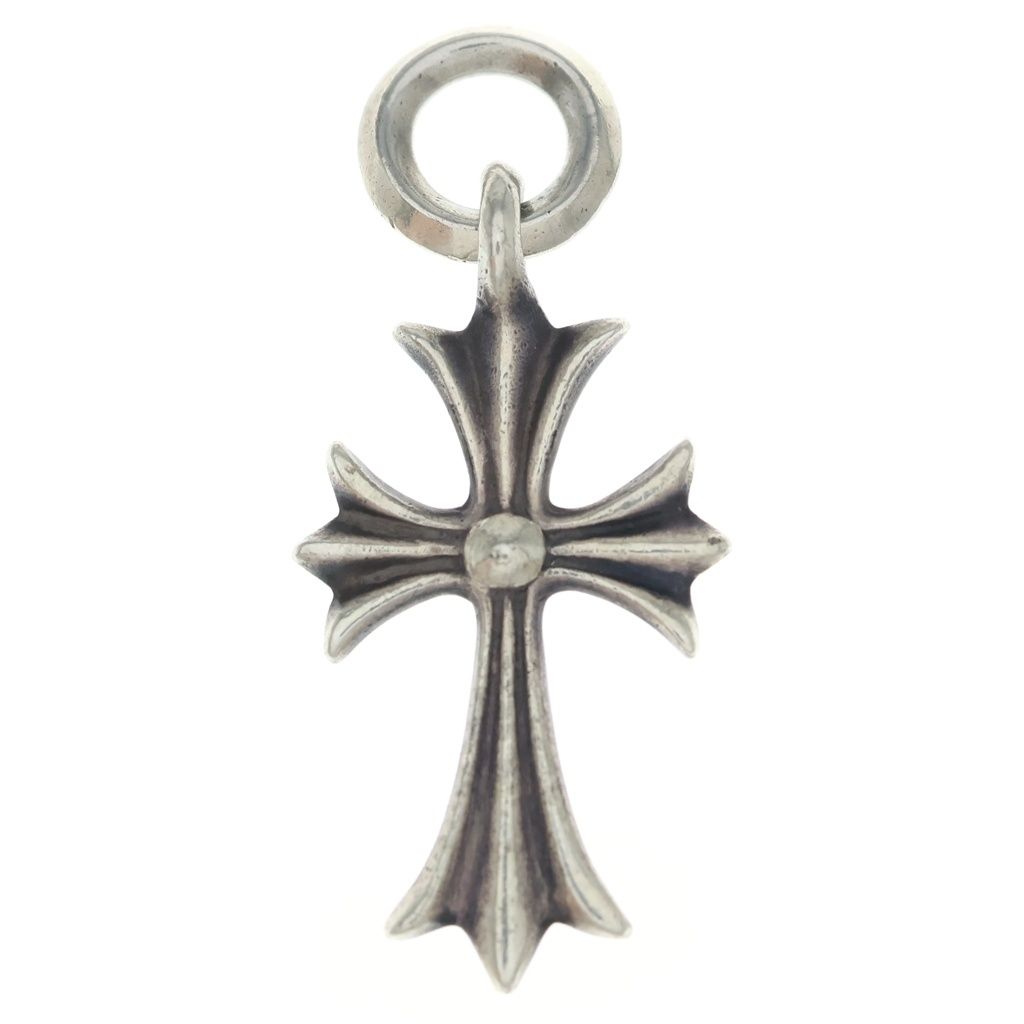 CHROME HEARTS (クロムハーツ) TINY CH CROSS タイニーCHクロス チャーム ネックレストップ シルバー BCA382