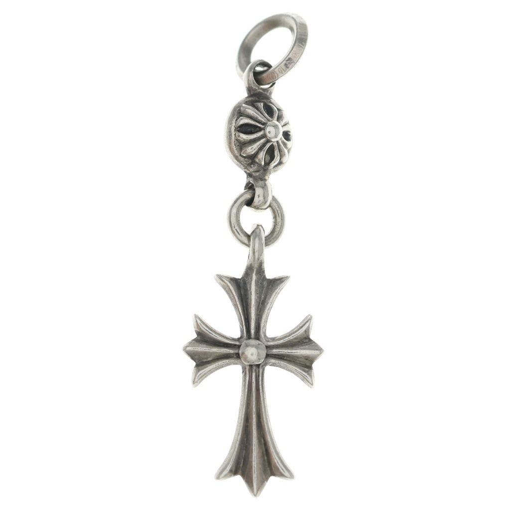 CHROME HEARTS (クロムハーツ) 1B TNY CH CRS 1ボール タイニー CHクロス チャーム ペンダントトップ シルバー BCA197