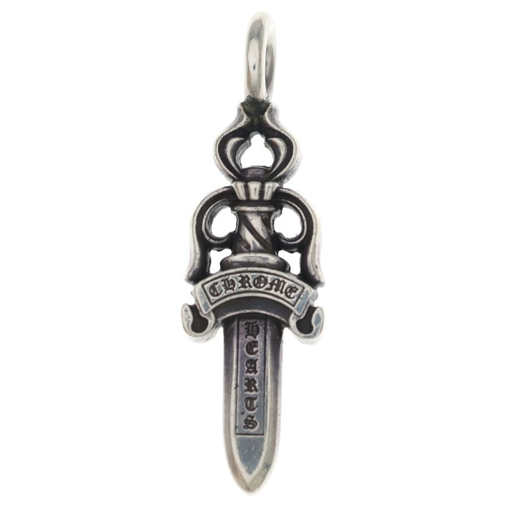 CHROME HEARTS (クロムハーツ) DOUBLE DAGGER ダブルダガーペンダントトップ シルバー BCA251