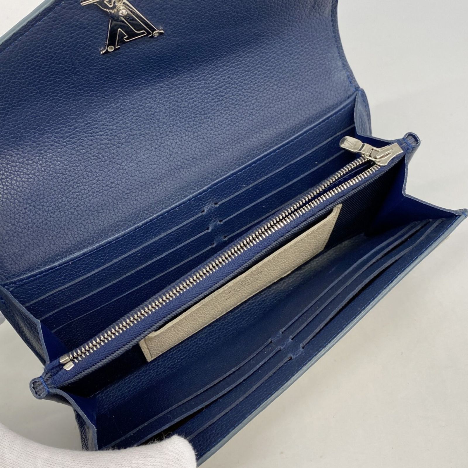 ルイ・ヴィトン(Louis Vuitton) ルイ・ヴィトン 長財布 ポルトフォイユマイロックミー M62544 ブルージーンレディース