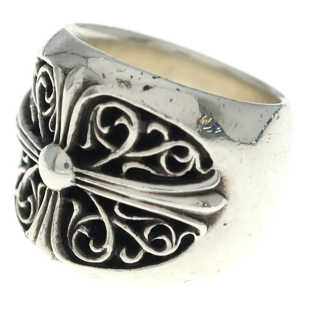 CHROME HEARTS (クロムハーツ) CLASSIC OVAL クラシックオーバルクロス リング シルバー BCA340