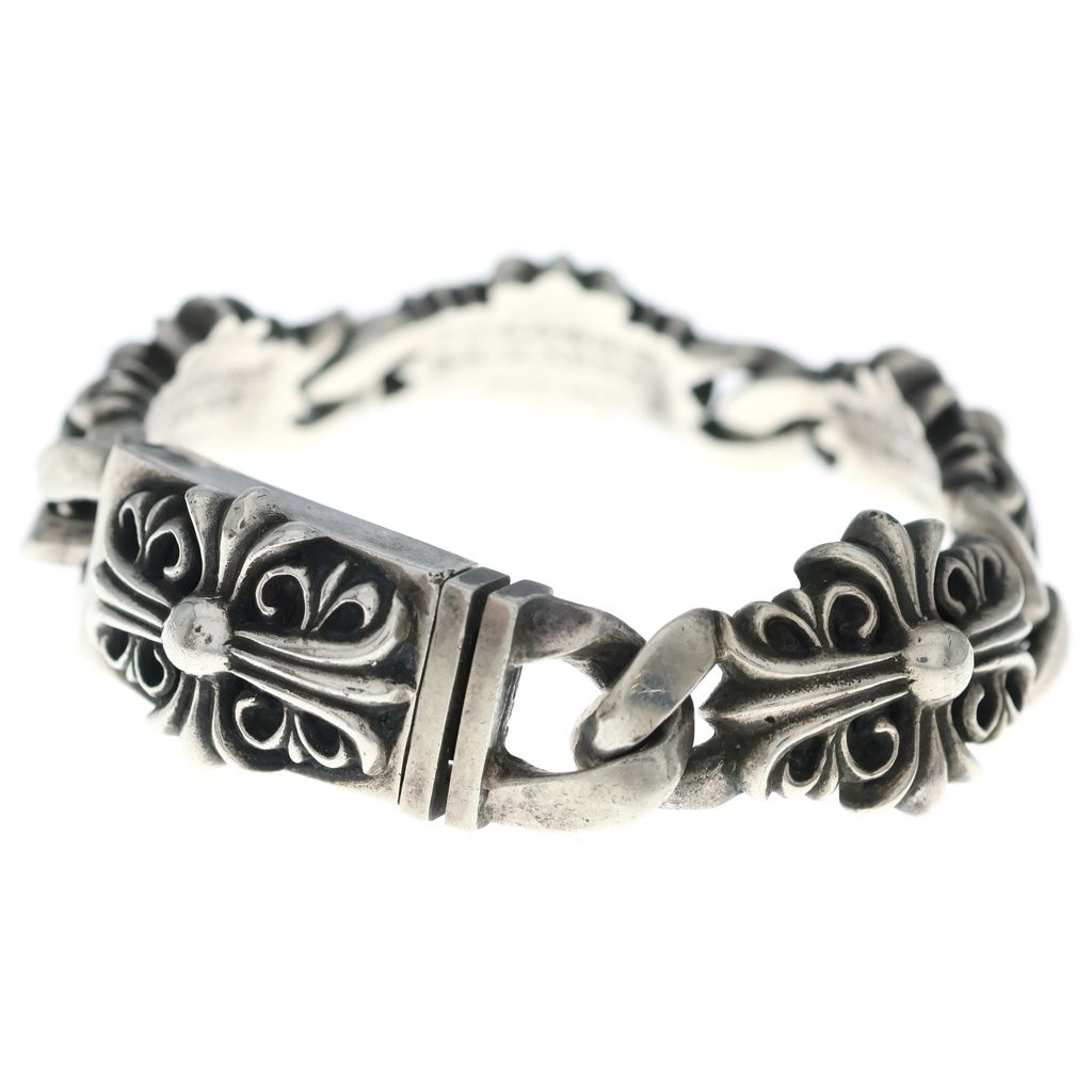 CHROME HEARTS (クロムハーツ) KEEPER LINK キーパーリンク シルバーブレスレット 4LINK BCA400