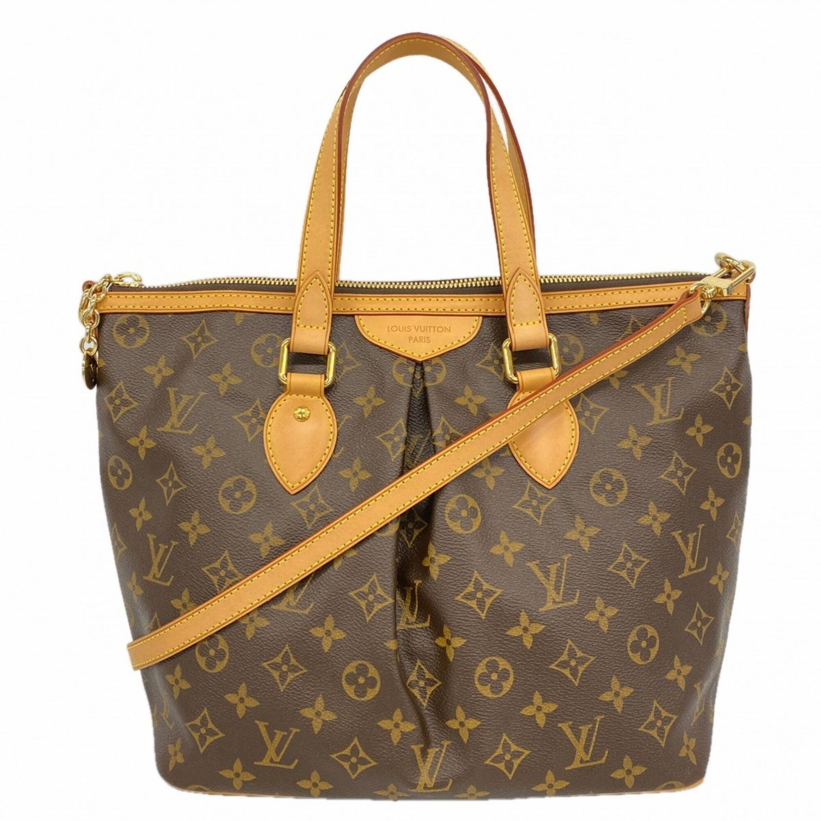 ルイ・ヴィトン(Louis Vuitton) ルイ・ヴィトン ハンドバッグ モノグラム パレルモPM M40145 ブラウン 2wayバッグレディース