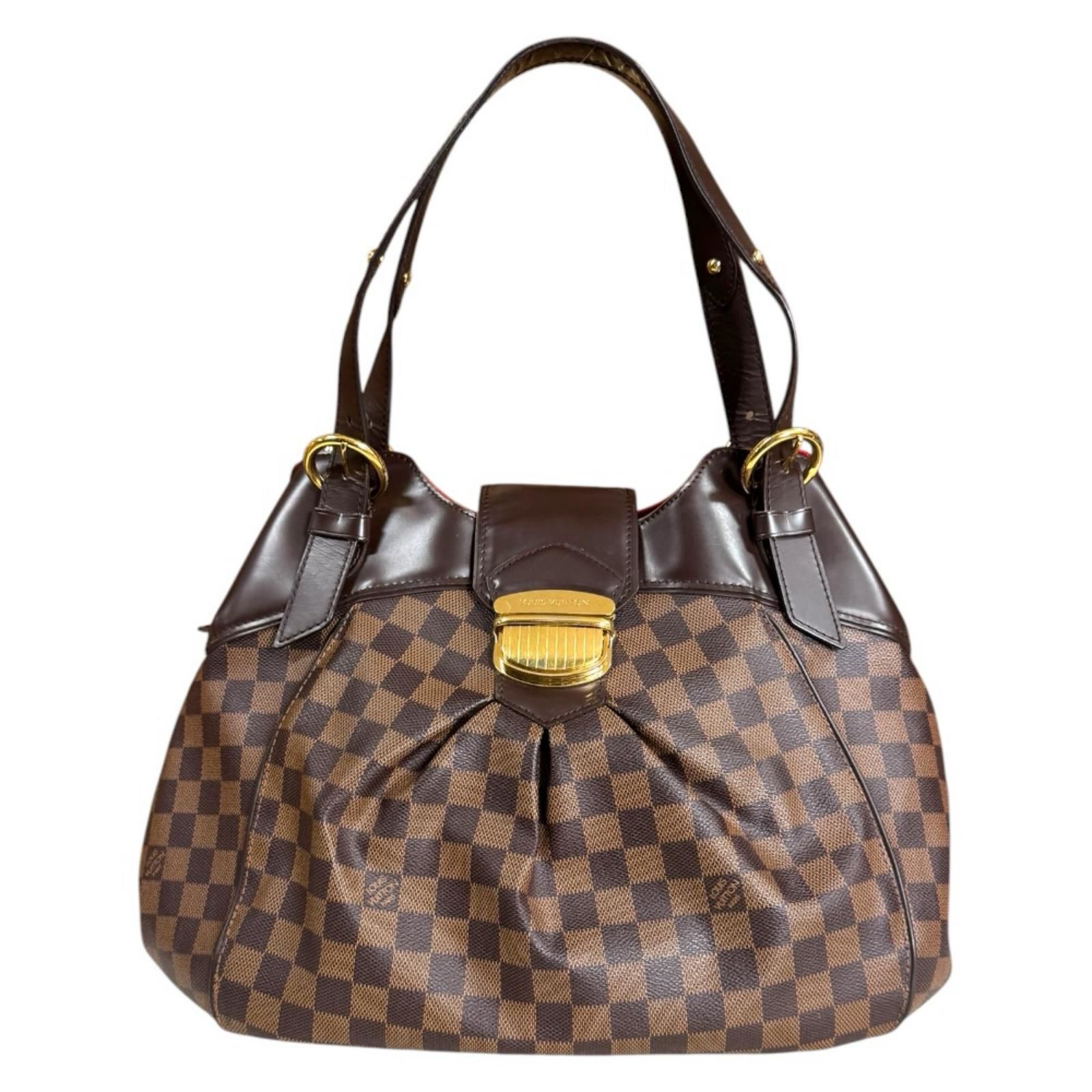 ルイヴィトン システィナGM ダミエ ショルダーバッグ ダミエキャンバス N41540 ブラウン レディース LOUIS VUITTON 中古 ルイヴィトン ルイ ヴィトン