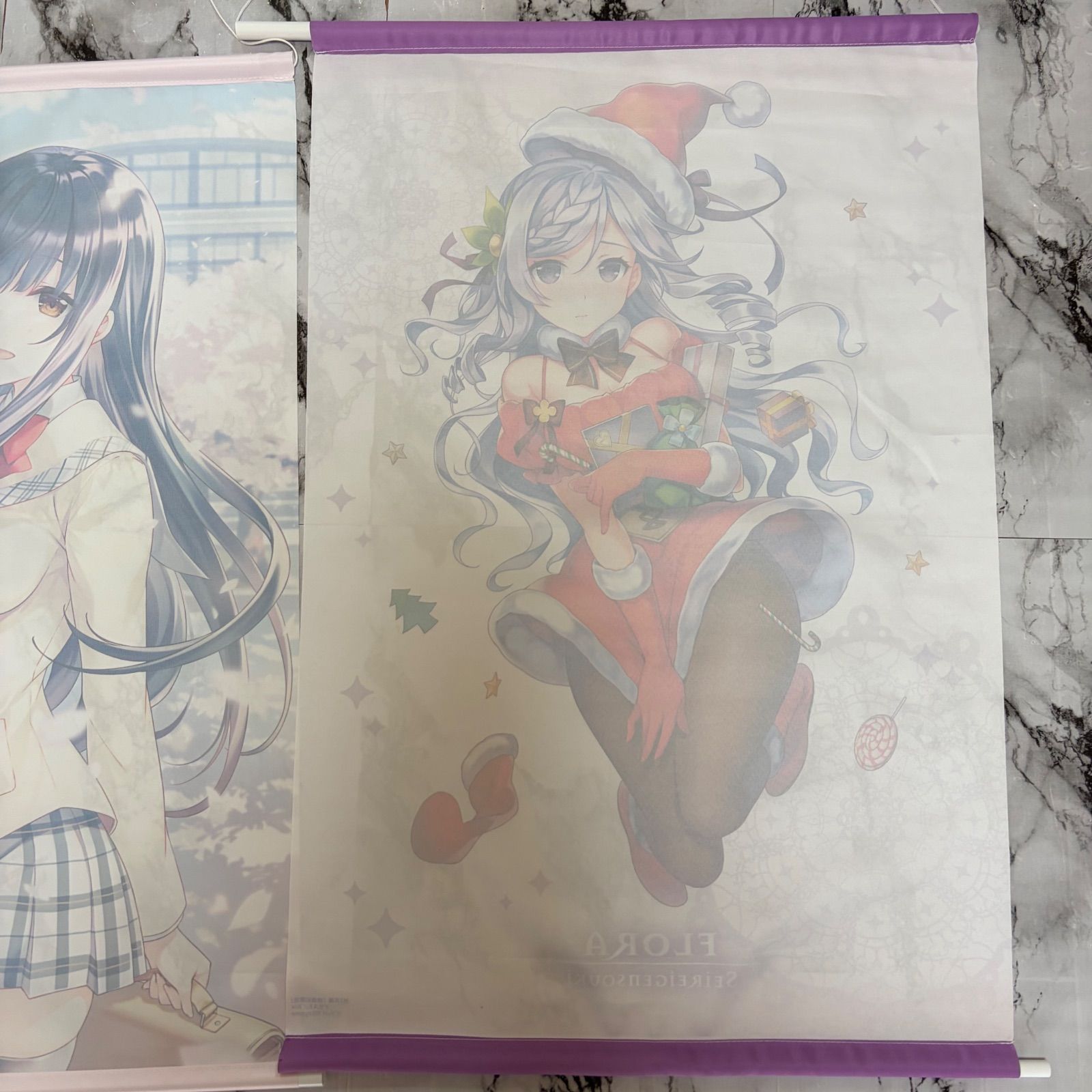綾瀬美春 フローラ B2 スエード タペストリー 精霊幻想記 セット 162