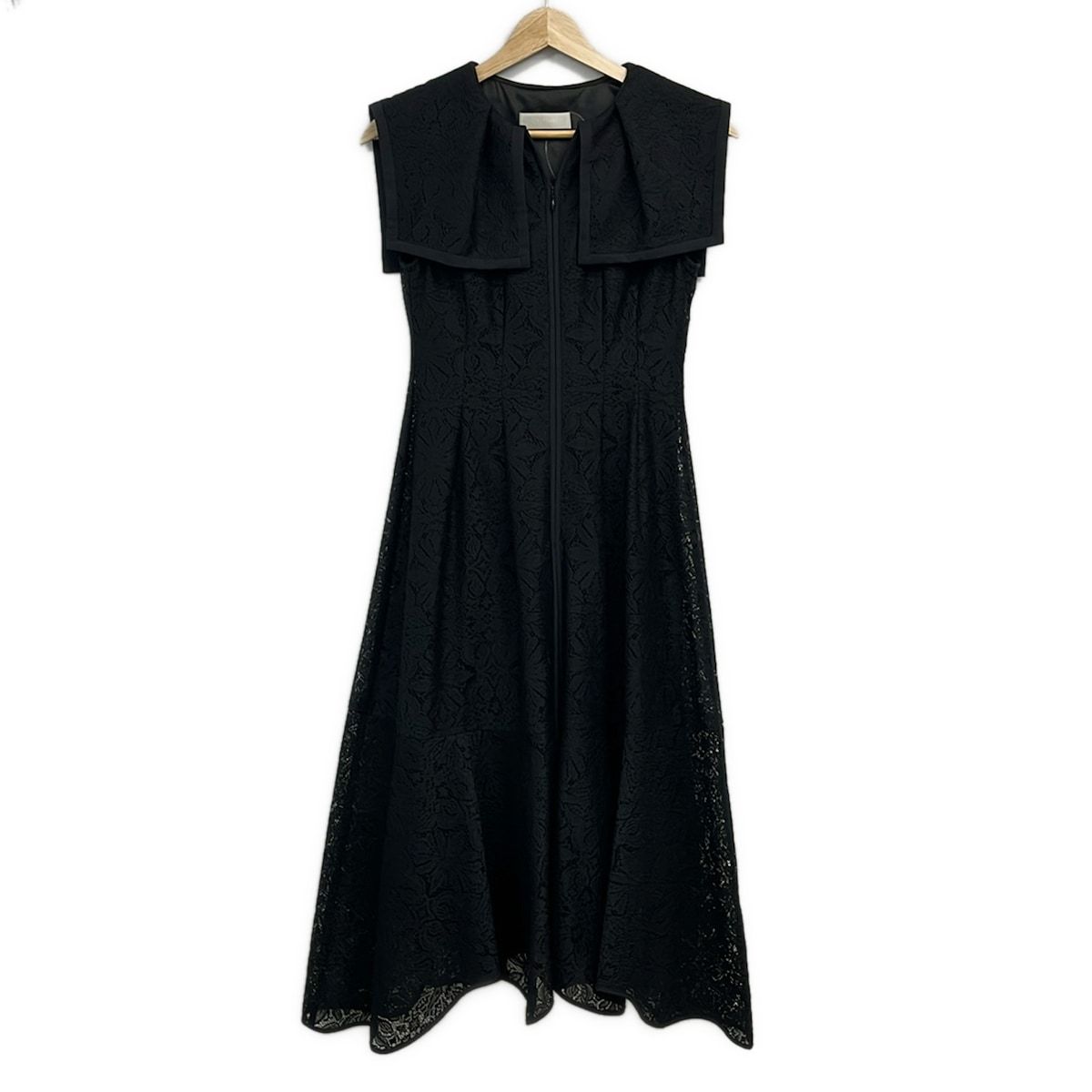 CELFORD(セルフォード) ワンピース サイズ36 S レディース美品 - 黒 ノースリーブ/ロング/レース