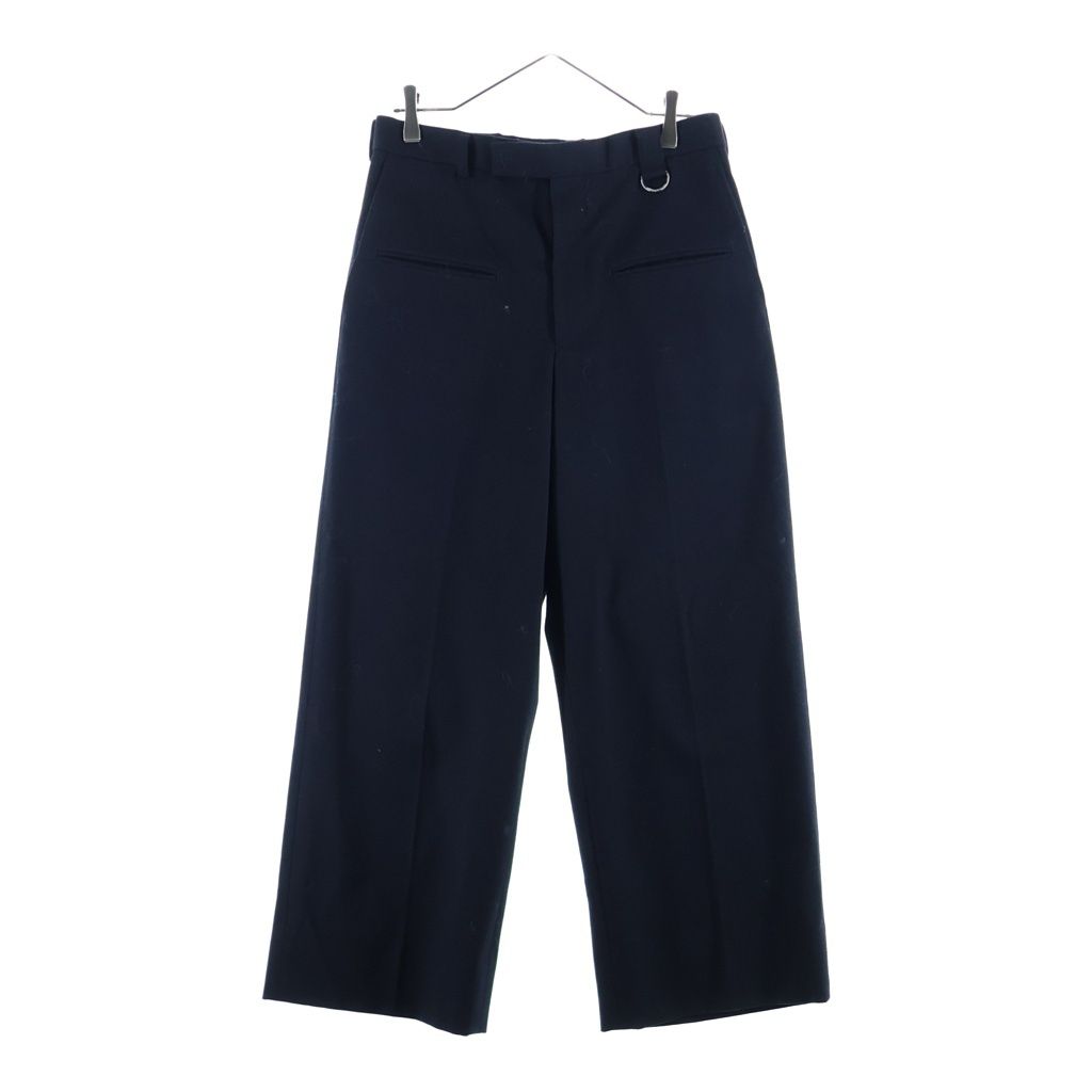 JOHN LAWRENCE SULLIVAN (ジョンローレンスサリバン) WOOL BARATHEA FRONT POCKET WIDE TROUSERS ウールバラシャ フロントポケット ワイドトラウザーズパンツ スラックス 2B001-0225-07