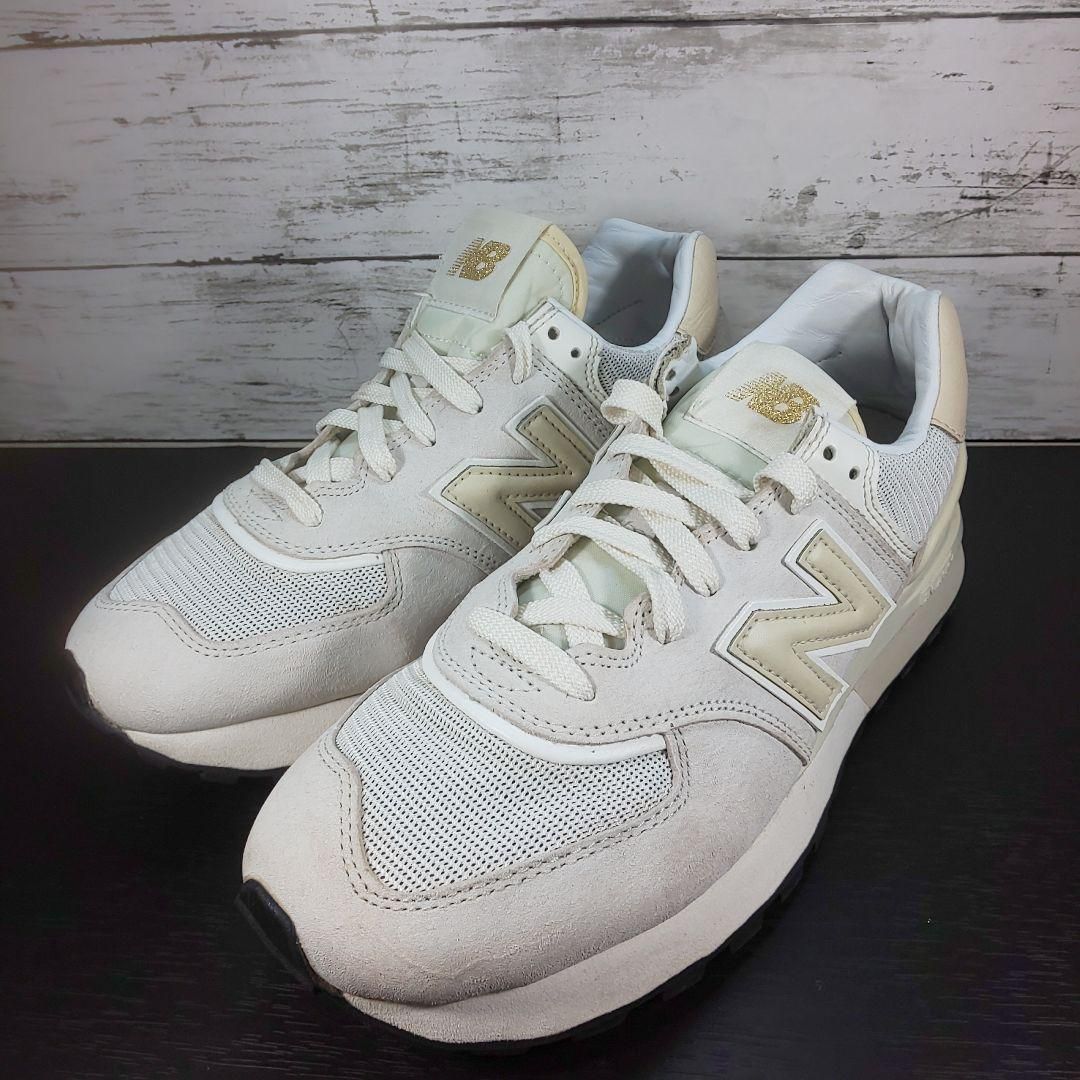New Balance U574 ニューバランス ユー ベージュ 25.5cm U574LGE1 L09338