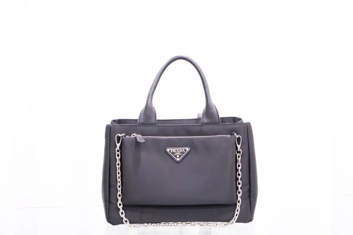 PRADA プラダ 三角ロゴ ナイロン ショルダートートバッグ 1bg364