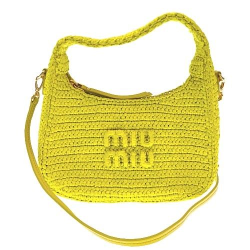 MIUMIU　ミュウミュウ　ワンダークロシェ ホーボーバッグ　5BC125