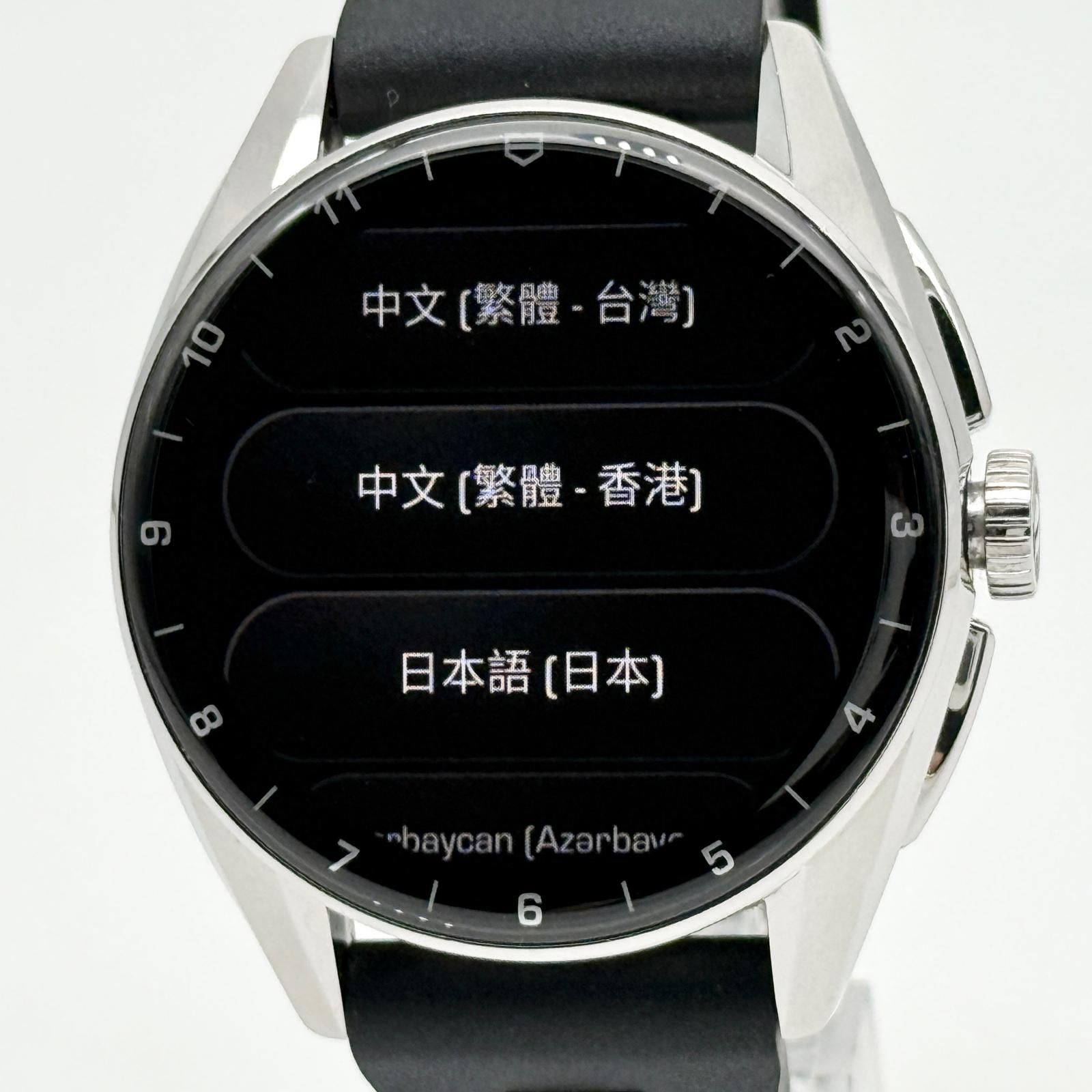 TAG HEUER タグホイヤー コネクテッド スマートウォッチ デジタル文字盤 SBR8010.BT6255 メンズ 腕時計 稼働品