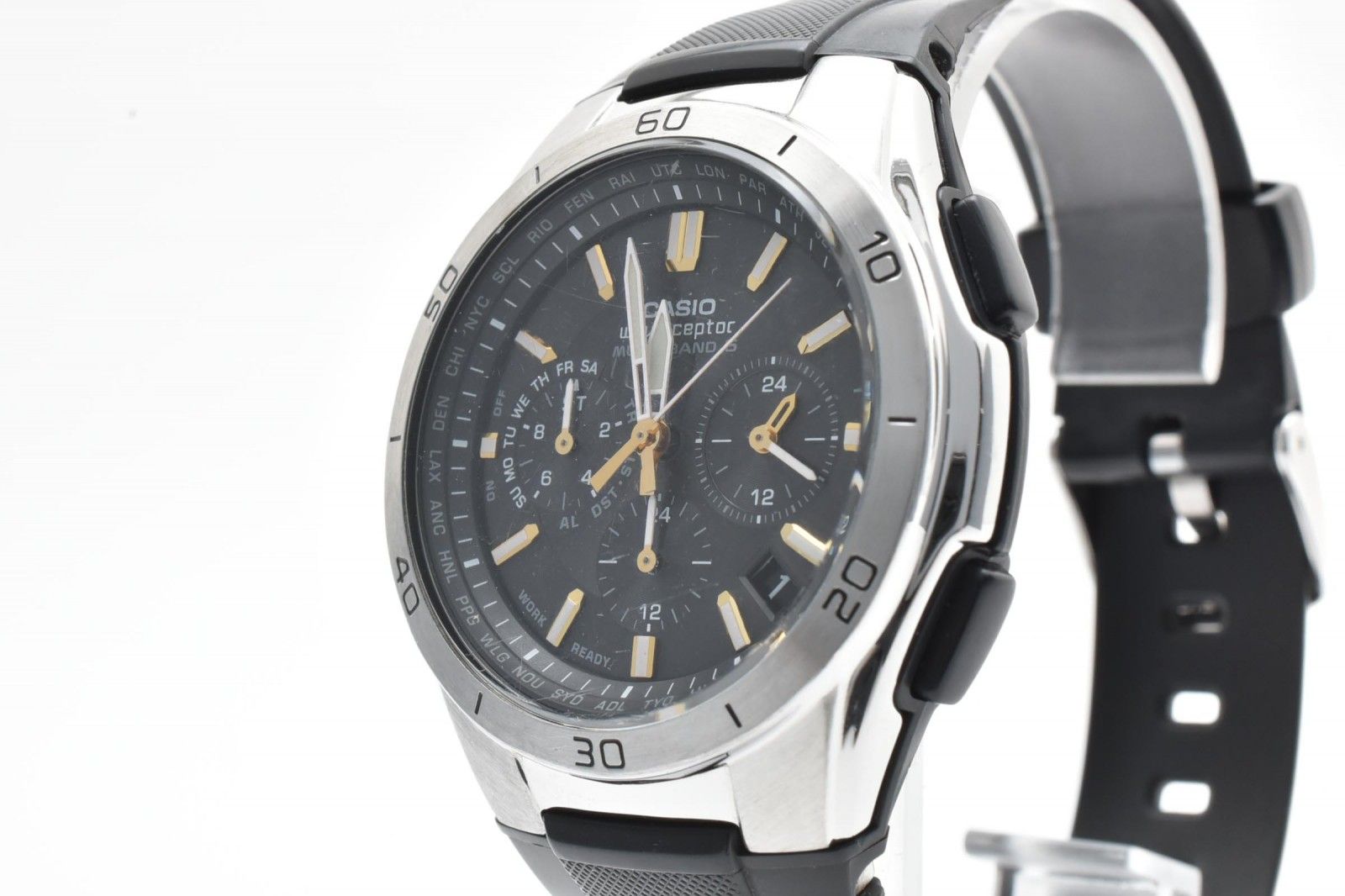 CASIO カシオ Wave Ceptor WVQ-M410 メンズ 電波ソーラー 腕時計 