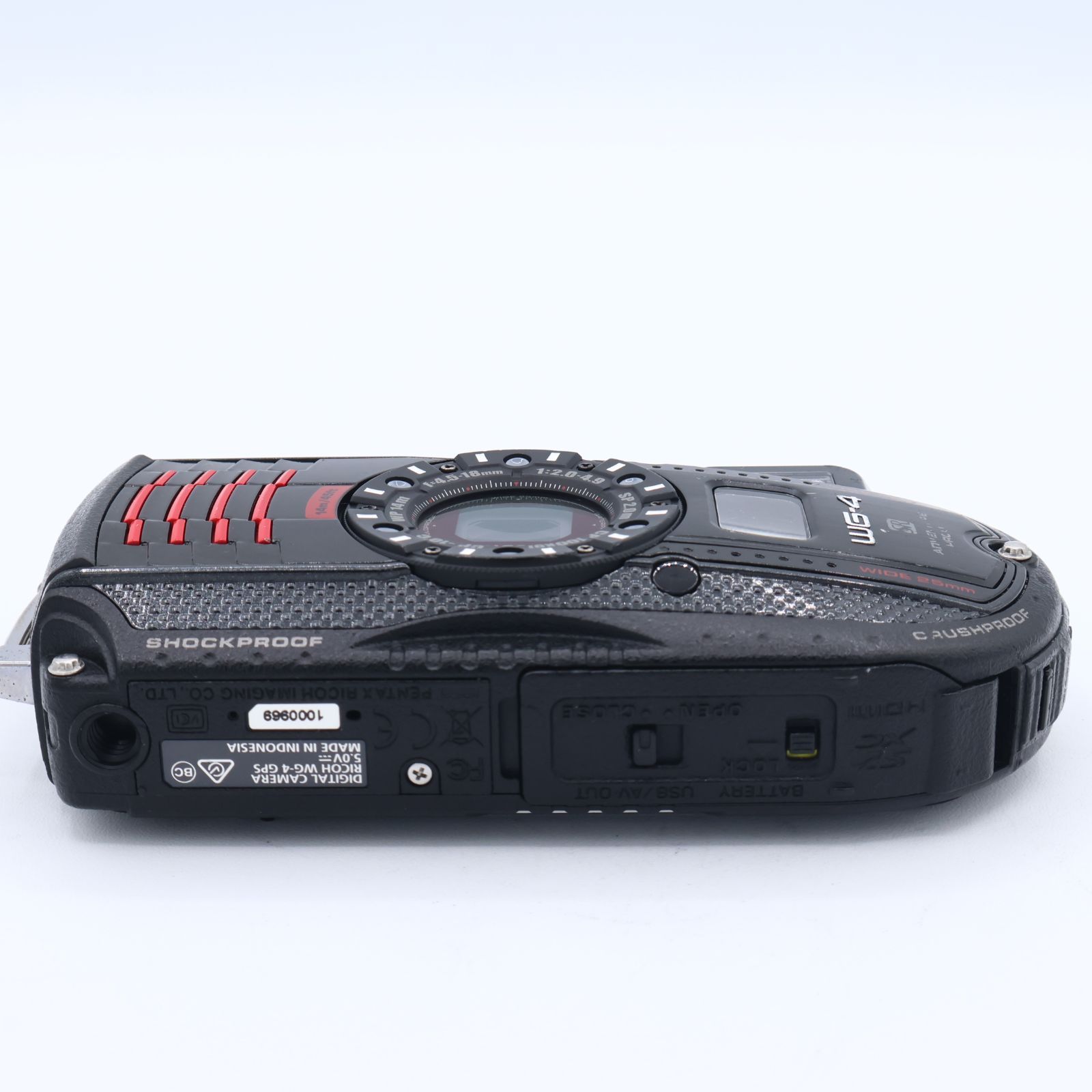 RICOH リコー 防水デジタルカメラ RICOH WG-4GPS ブラック 防水14m耐
