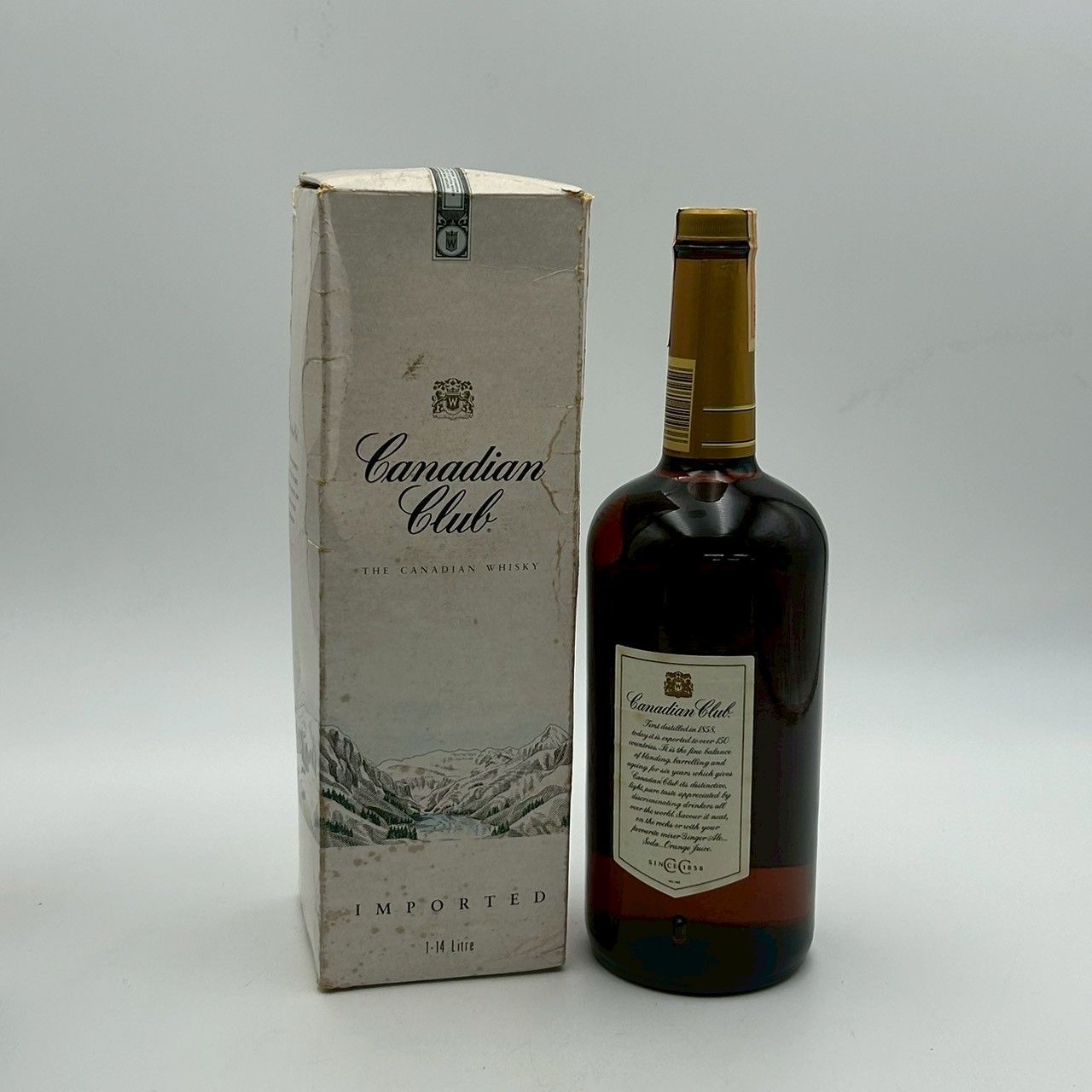 カナディアンクラブ 1984年 1.14L 紙箱付 古酒 - メルカリ