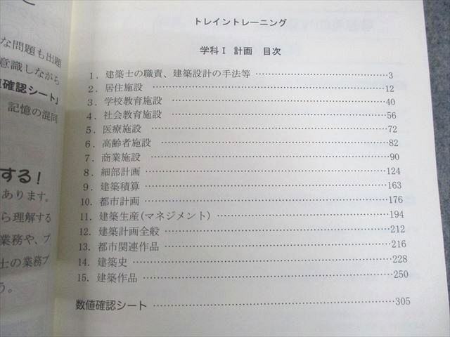 総合資格学院 1級建築士 学科I～V 講座テキスト/問題集/トレイン