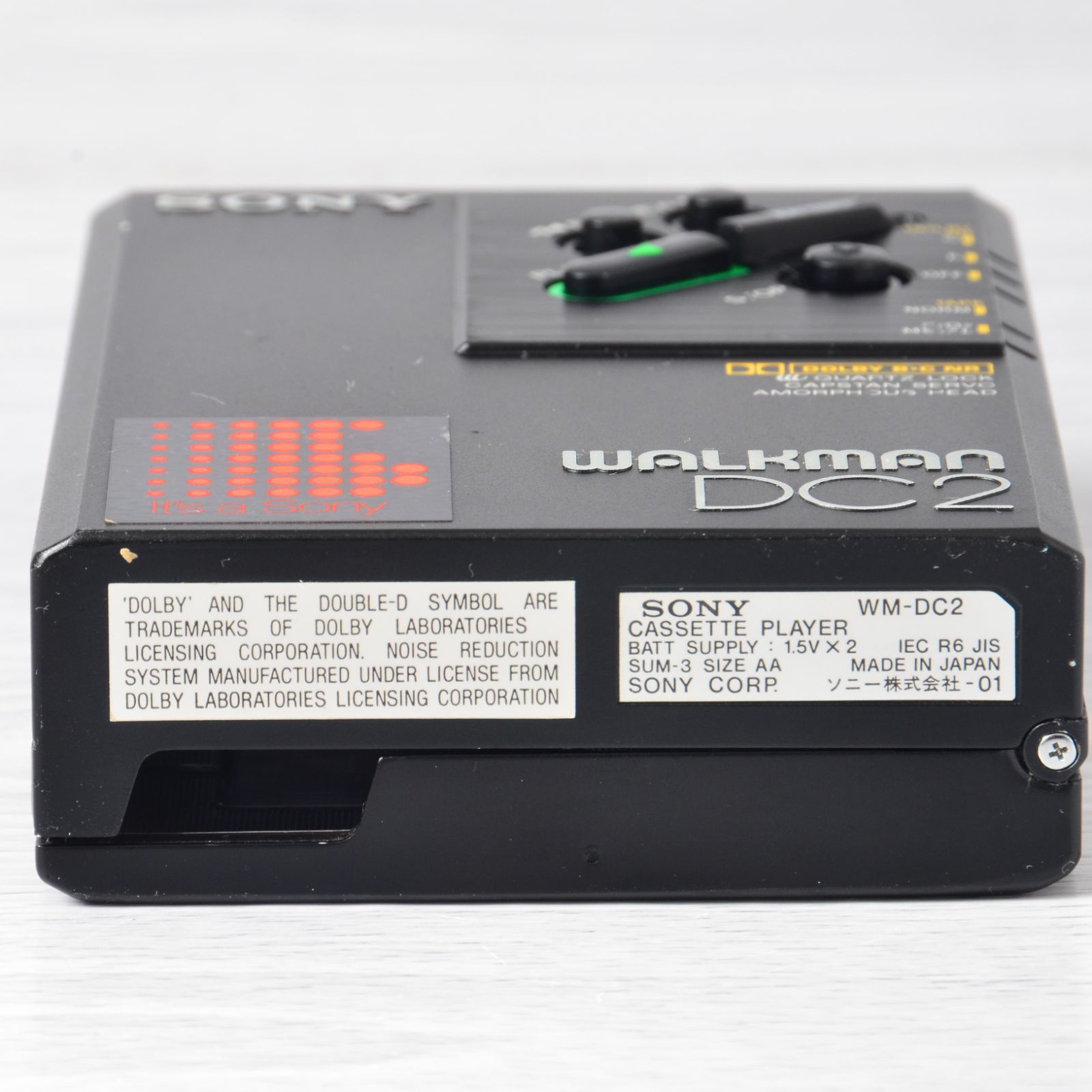 SONY WALKMAN WM-DC2 カセットウォークマン 黒 整備済 TY440 - メルカリ