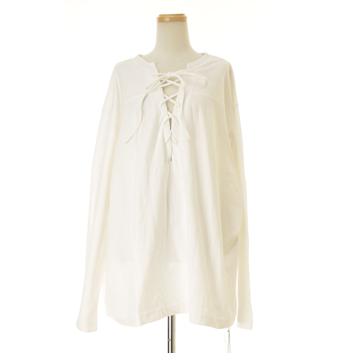 【CITYSHOP】26SS 26070042202010 THE MOOD レースアップロングTシャツ長袖カットソー