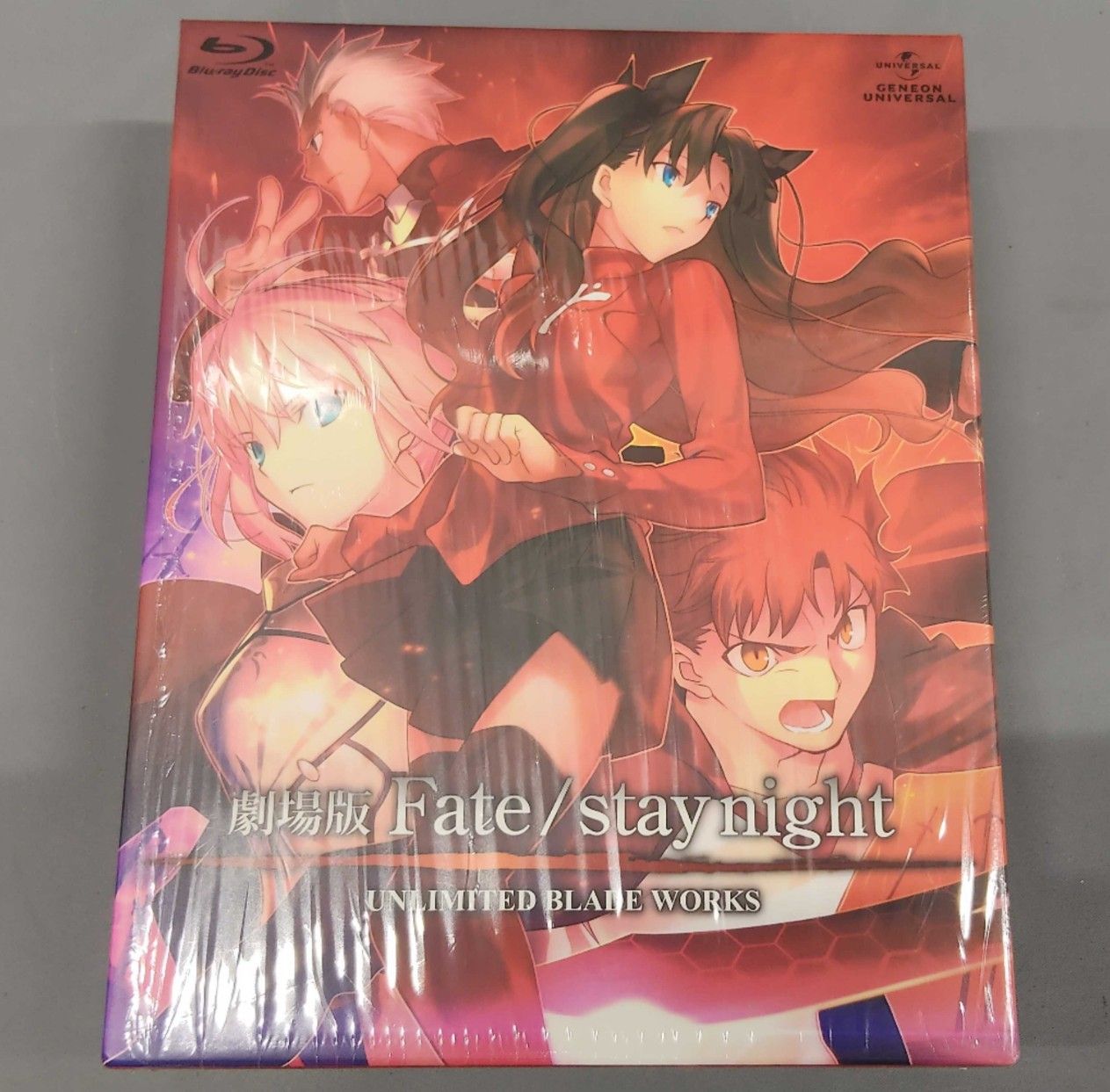 fate ubw 特典　ブロマイド　遠坂凛　衛宮士郎 Fate stay night UNLIMITED BLADE WORKS 初回限定BOX Blu-ray 劇場版