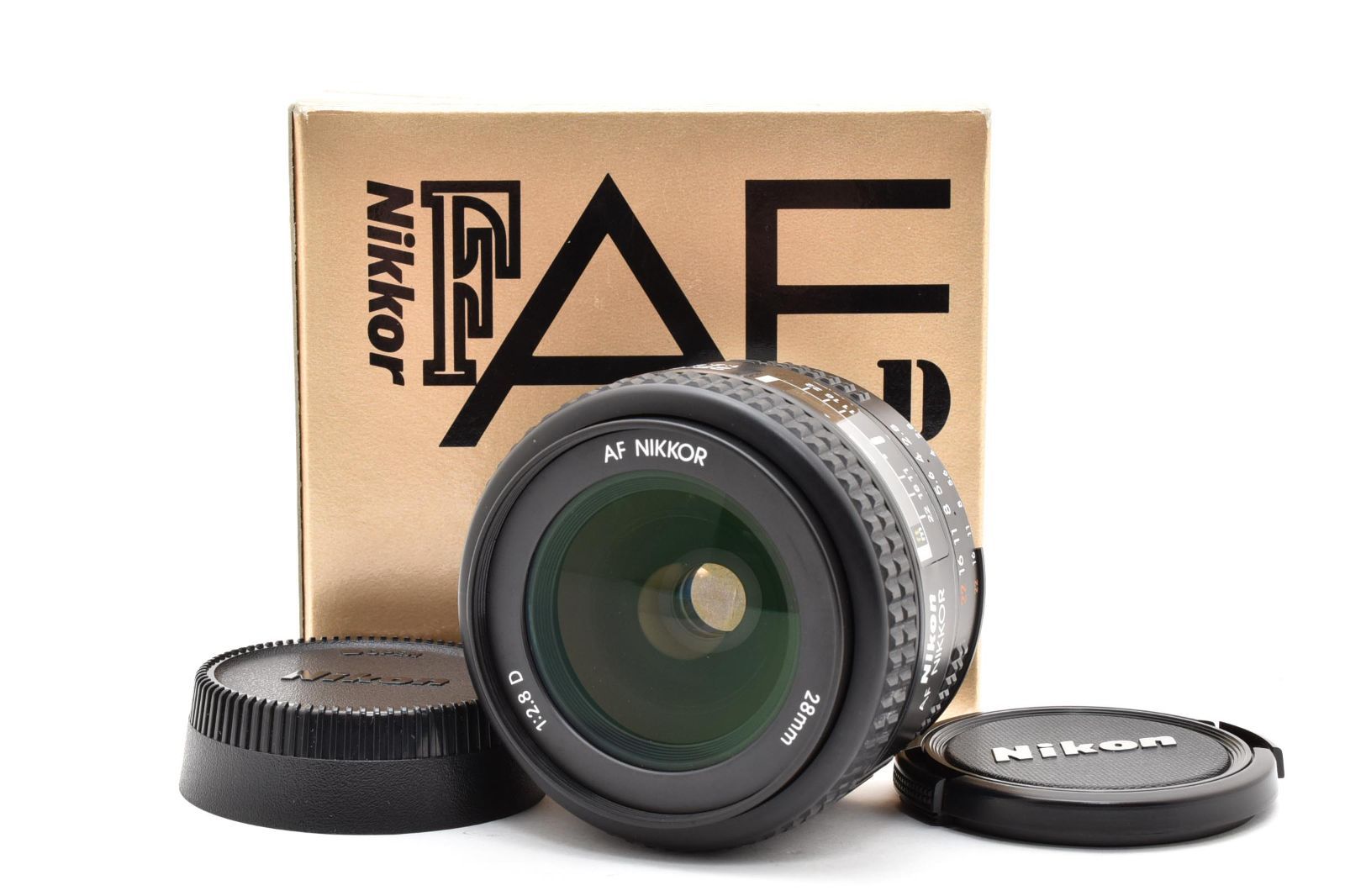 #5162 ニコン NIKON AF Nikkor 28mm f/2.8 D AF レンズ [動作確認済] 上美品