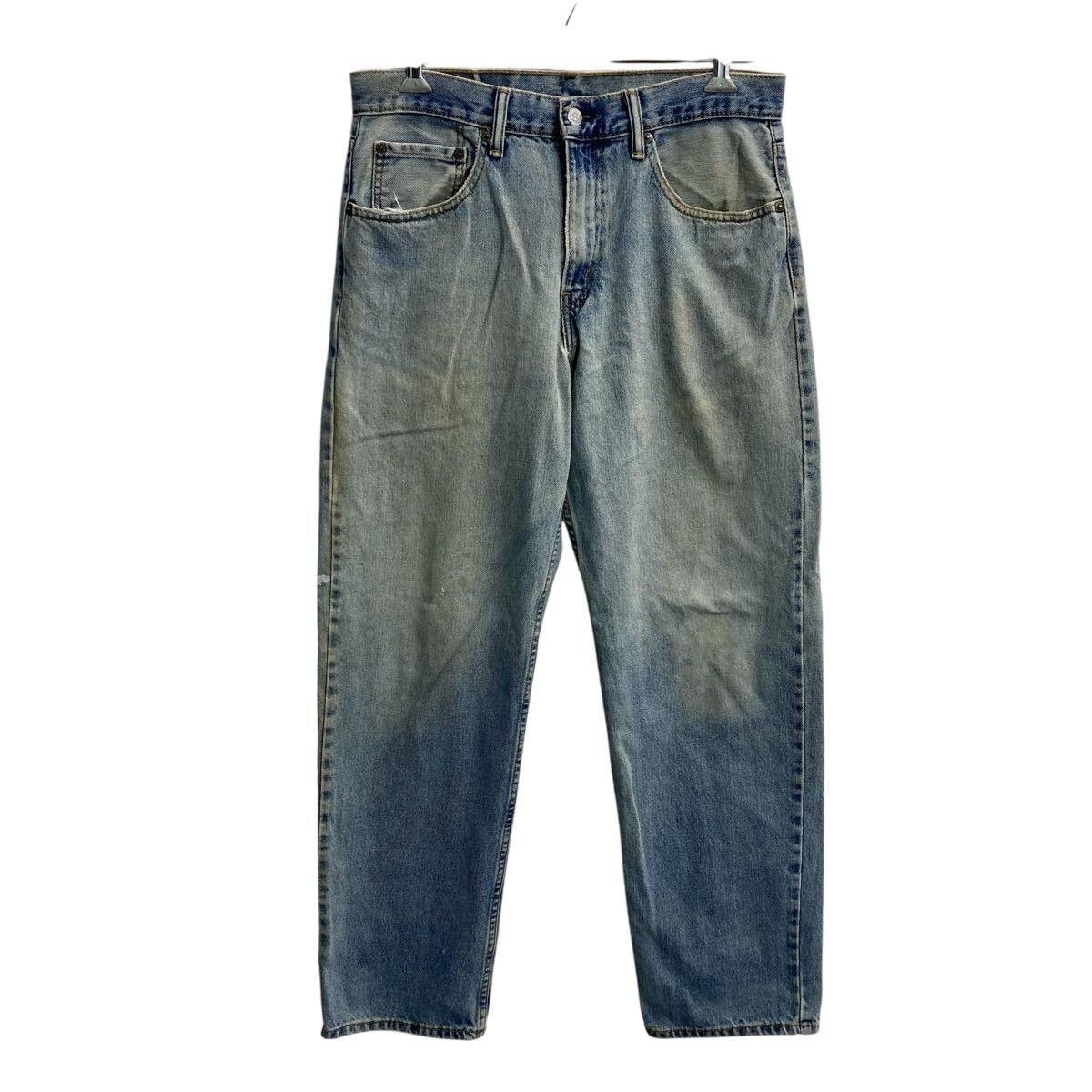 Levi's 550 デニムパンツ W32 ライトブルー リーバイス ジップアップ ゴールデンサイズ アメカジ デニム ジーンズ 2605-387