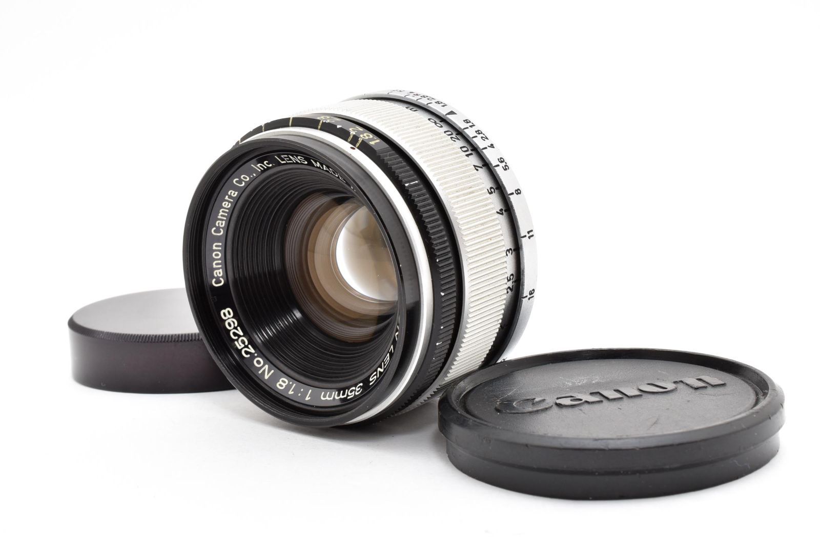 #5170 キヤノン Canon 35mm f/1.8 Lens LTM L39 マニュアルレンズ [動作確認済] 美品