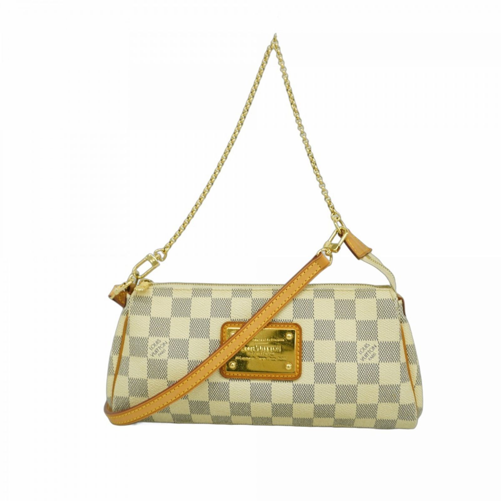 ルイ・ヴィトン(Louis Vuitton) ルイ・ヴィトン ハンドバッグ ダミエ・アズール エヴァ N55214 ホワイト 2wayバッグレディース