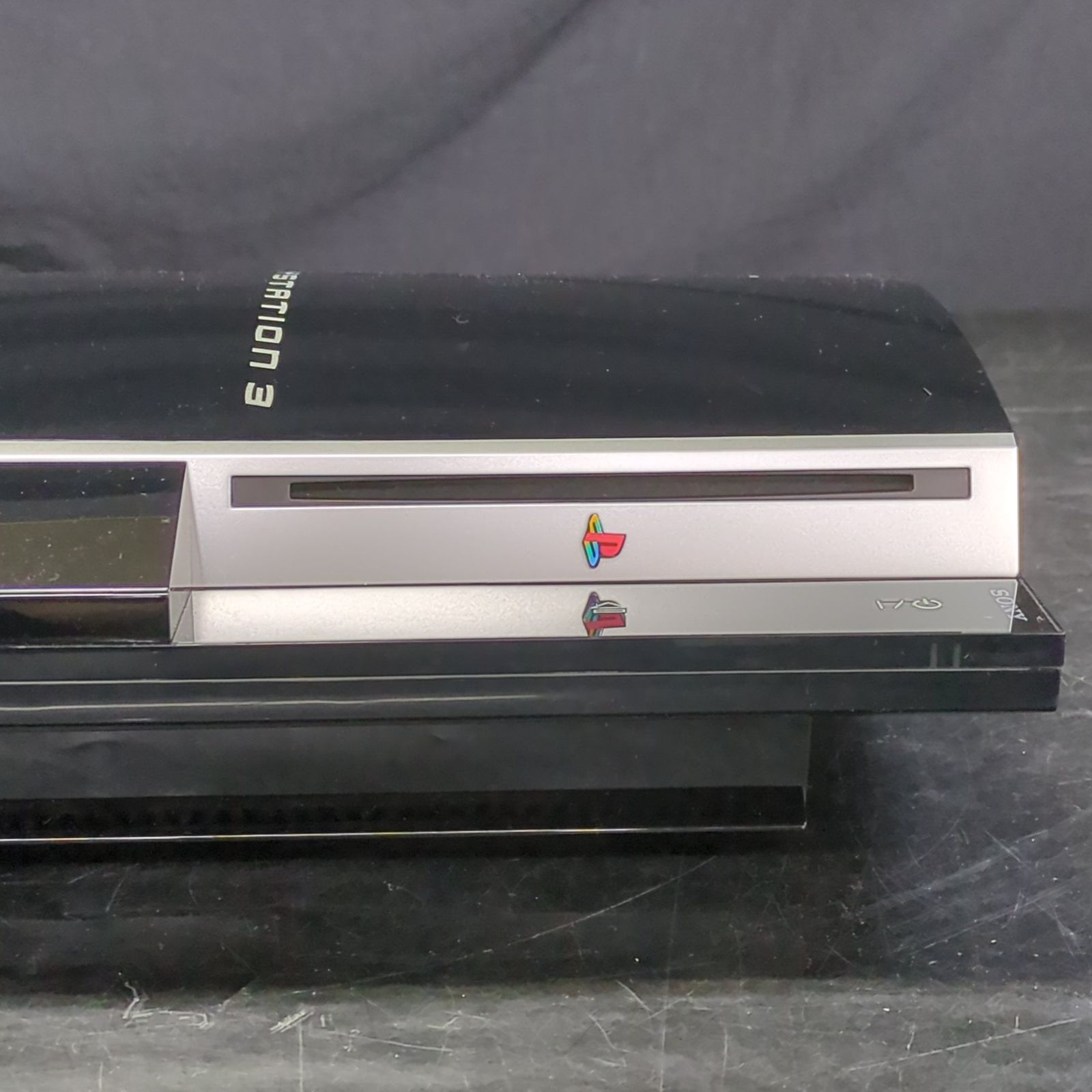 D14640】ジャンク PS3本体 40GB CECHH00 クリアブラック 箱、取説付き