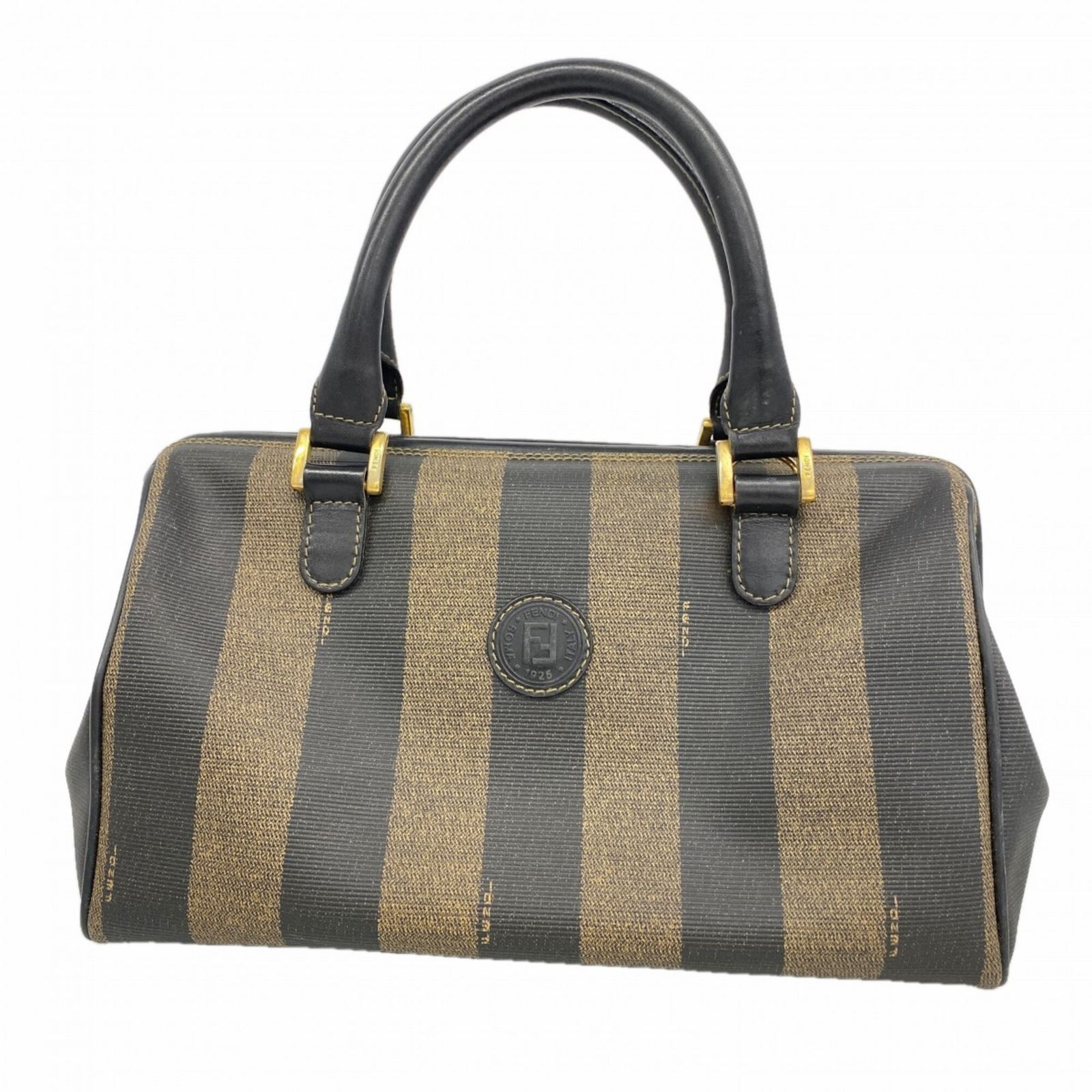 フェンディ(Fendi) フェンディ ハンドバッグ ペカン ブラック ブラウン レディース