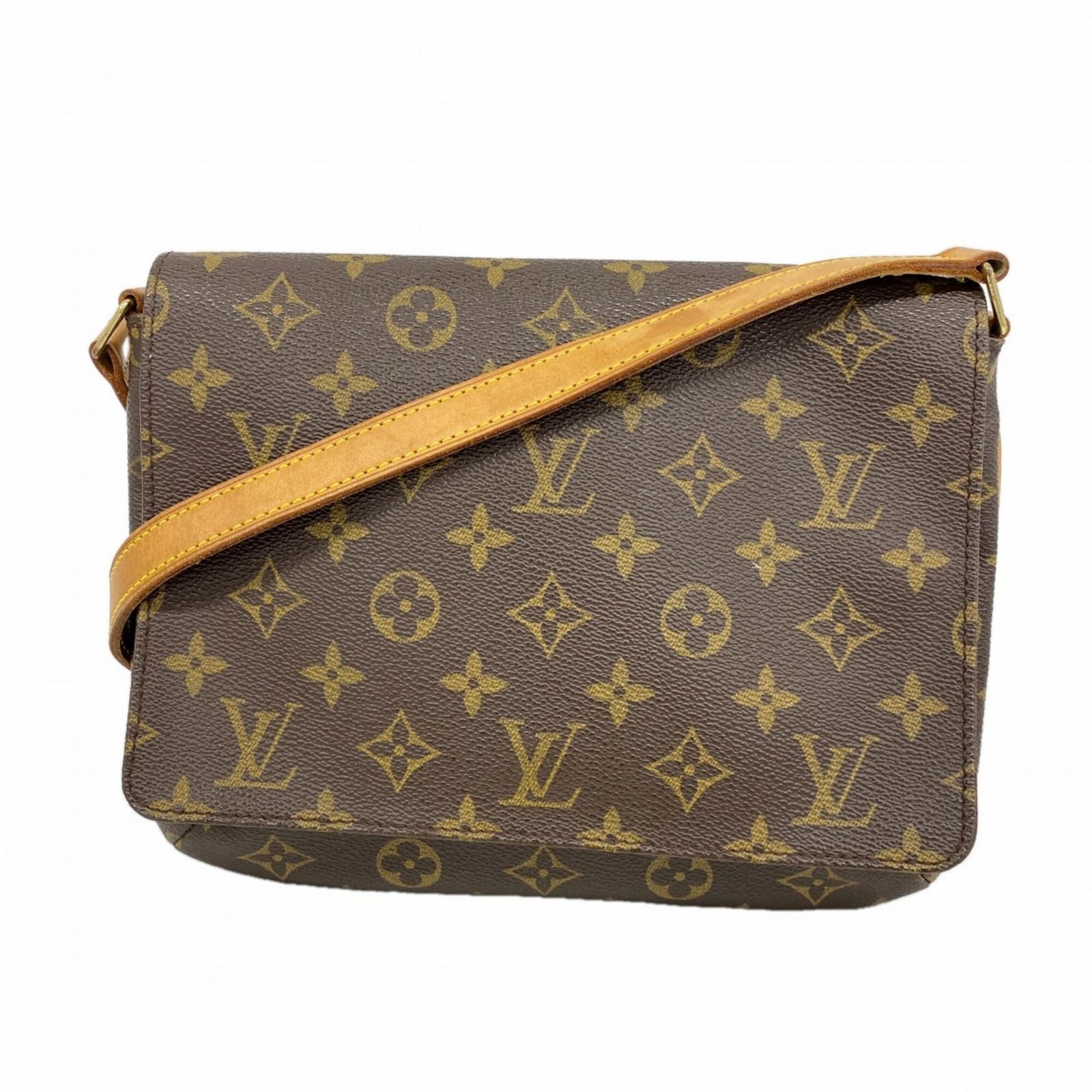 ルイ・ヴィトン(Louis Vuitton) ルイ・ヴィトン ショルダーバッグ モノグラム ミュゼットタンゴショートストラップ M51257 ブラウンレディース