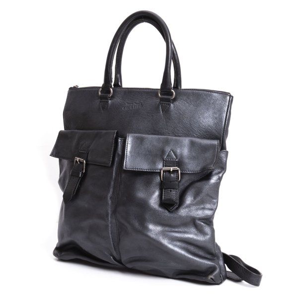 ジャンポールゴルチエJean Paul GAULTIER レザー2WAYバッグ 黒