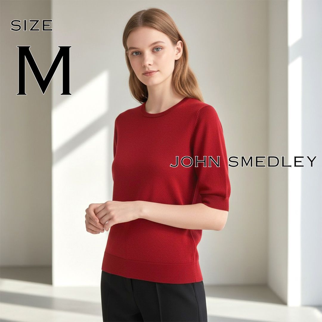 JOHN SMEDLEYジョンスメドレー 英国製 シーアイランドコットン 半袖 