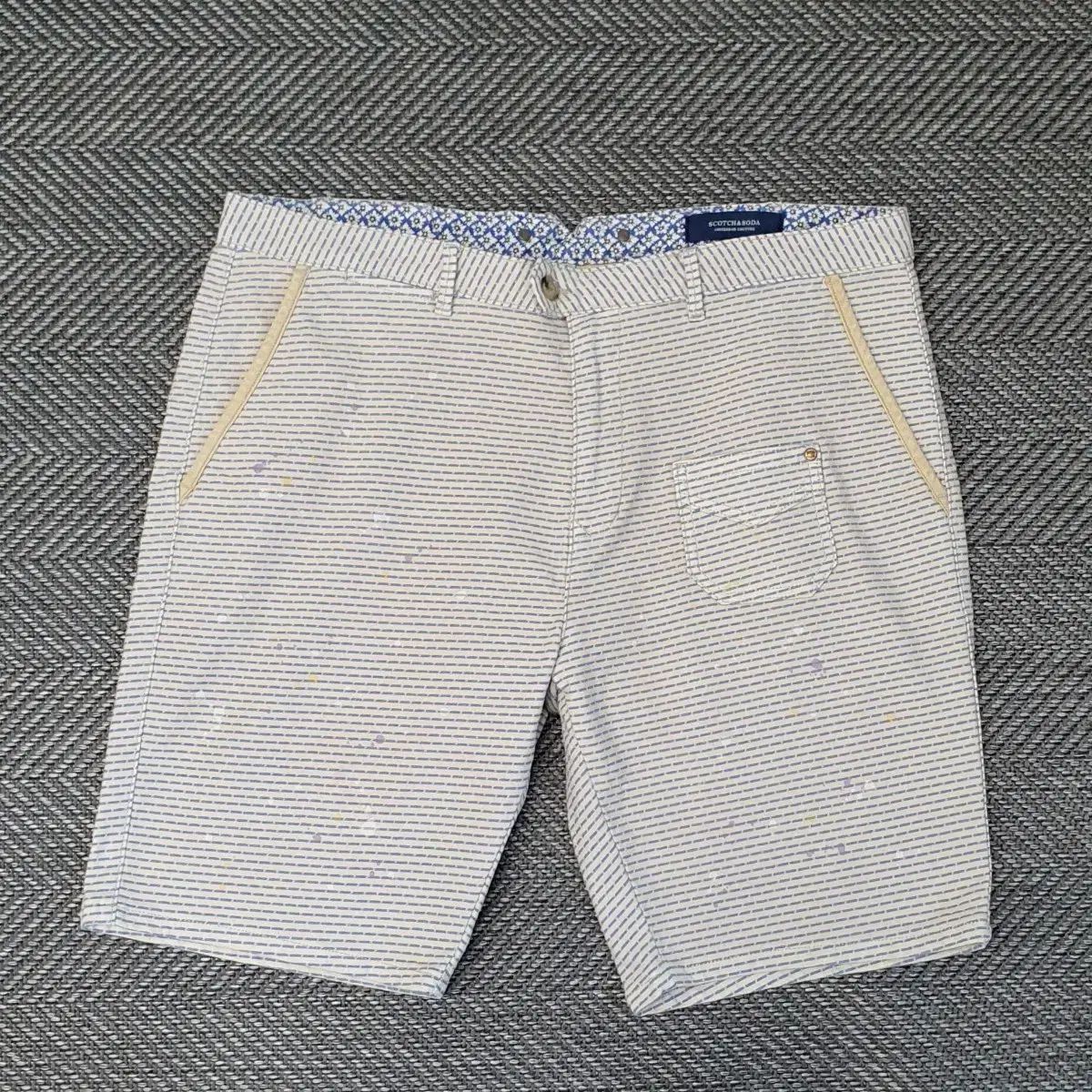 スコッチアンドソーダ ストレッチ ハーフパンツ メンズ 36