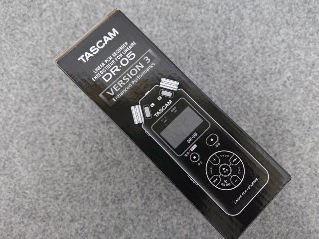 未使用品】 【TASCAM】 DR-05 VER3 リニアPCMレコーダー DR-05-V3