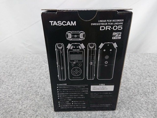 未使用品】 【TASCAM】 DR-05 VER3 リニアPCMレコーダー DR-05-V3