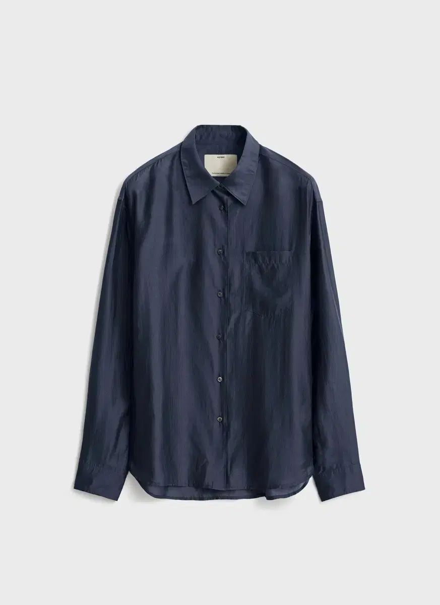(新品) ポッタリー シルケット リーオーセル シャツ ネイビー