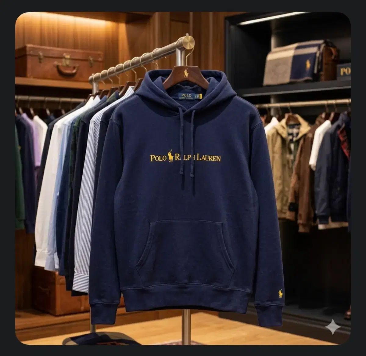 ポロ X ビームス コラボ フード付きTシャツ