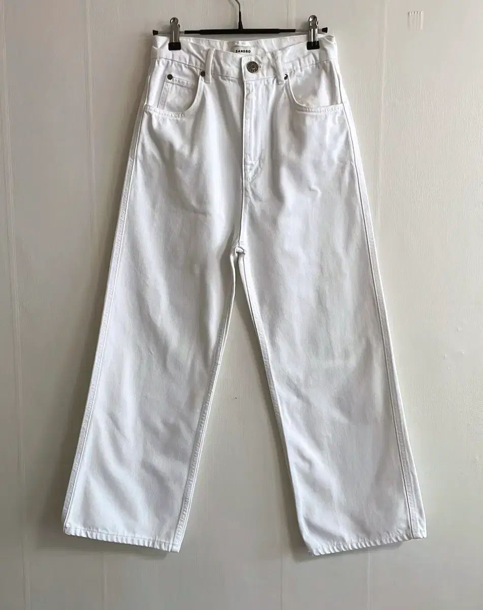 SANDRO ハイウエスト ストレート レッグ デニム パンツ 8,697円