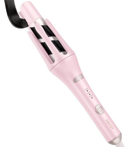 ABVOT 自動巻きカールアイロン36mm オートカールアイロン ヘアアイロン カール ワンクリックでカールできる！ 自動タイミングアラーム機能 170℃~210℃三段温度調節 億級マイナスイオン吹出 ヘアアイロン PSE認証済 海外対応 日 60131091