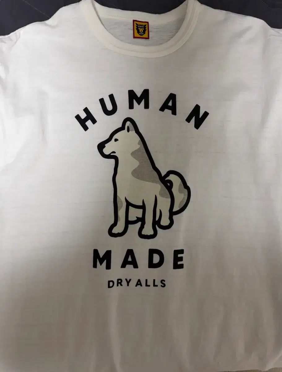 HUMAN MADE ヒューマンメイド ワークスアウト 20周年 진돗개 グラフィック Tシャツ 白