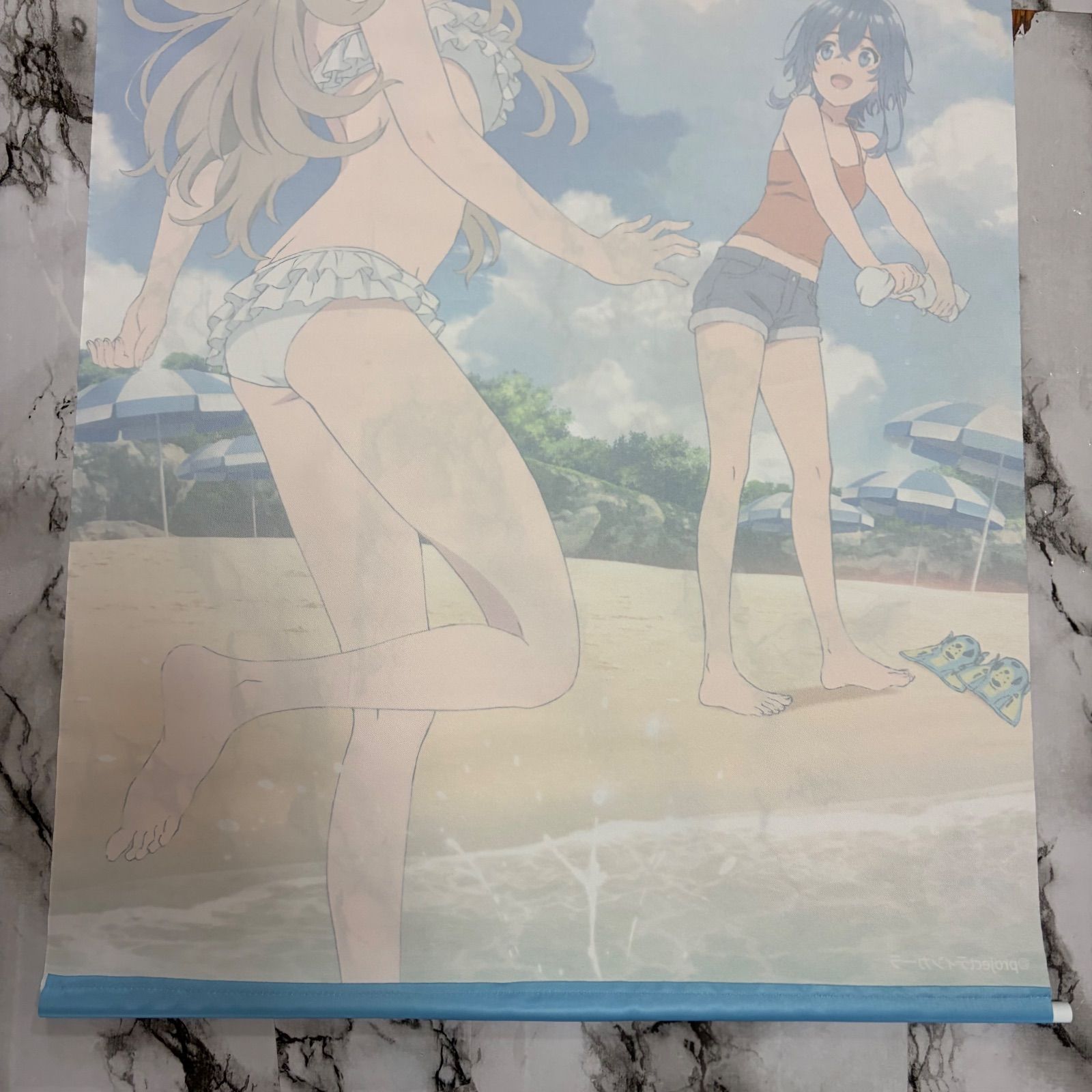 白い砂のアクアトープ 海咲野くくる 宮沢風花 タペストリー 170 - メルカリ