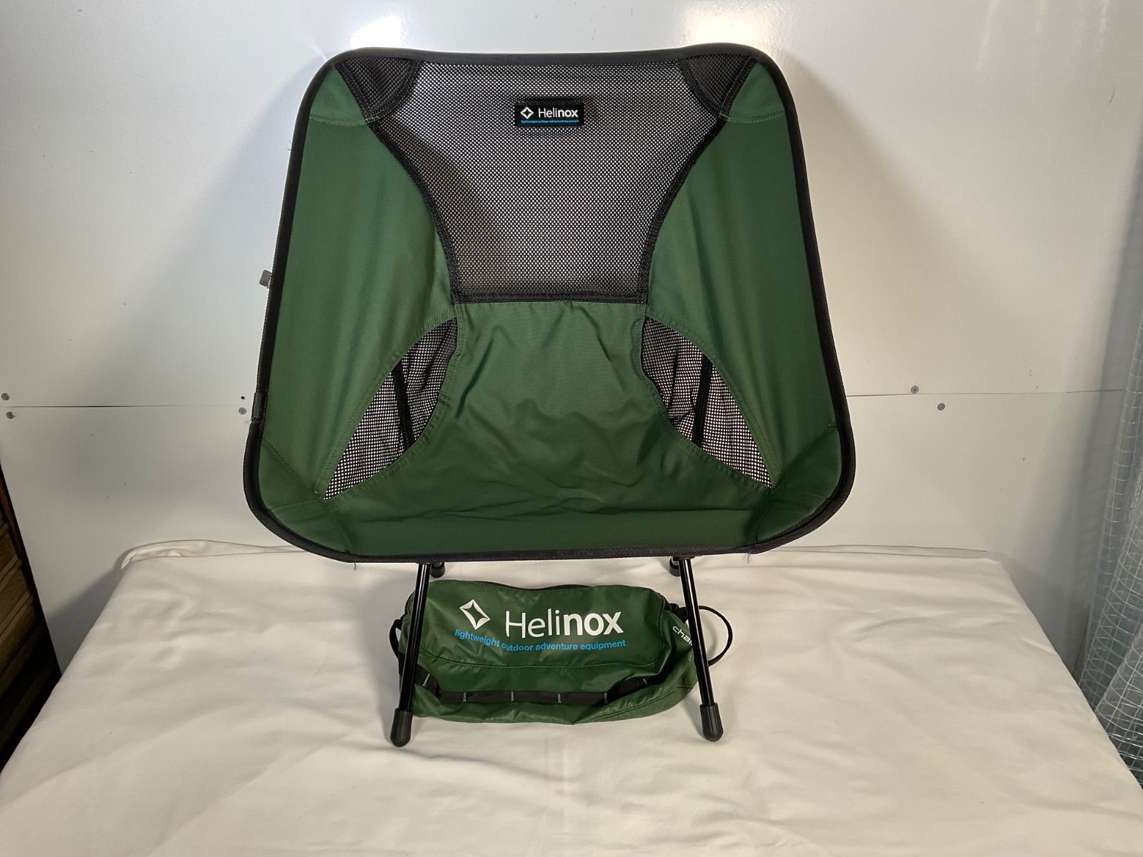 Helinox　チェアワン（グリーン）クリーニング済み　（人気商品）（M-0023）