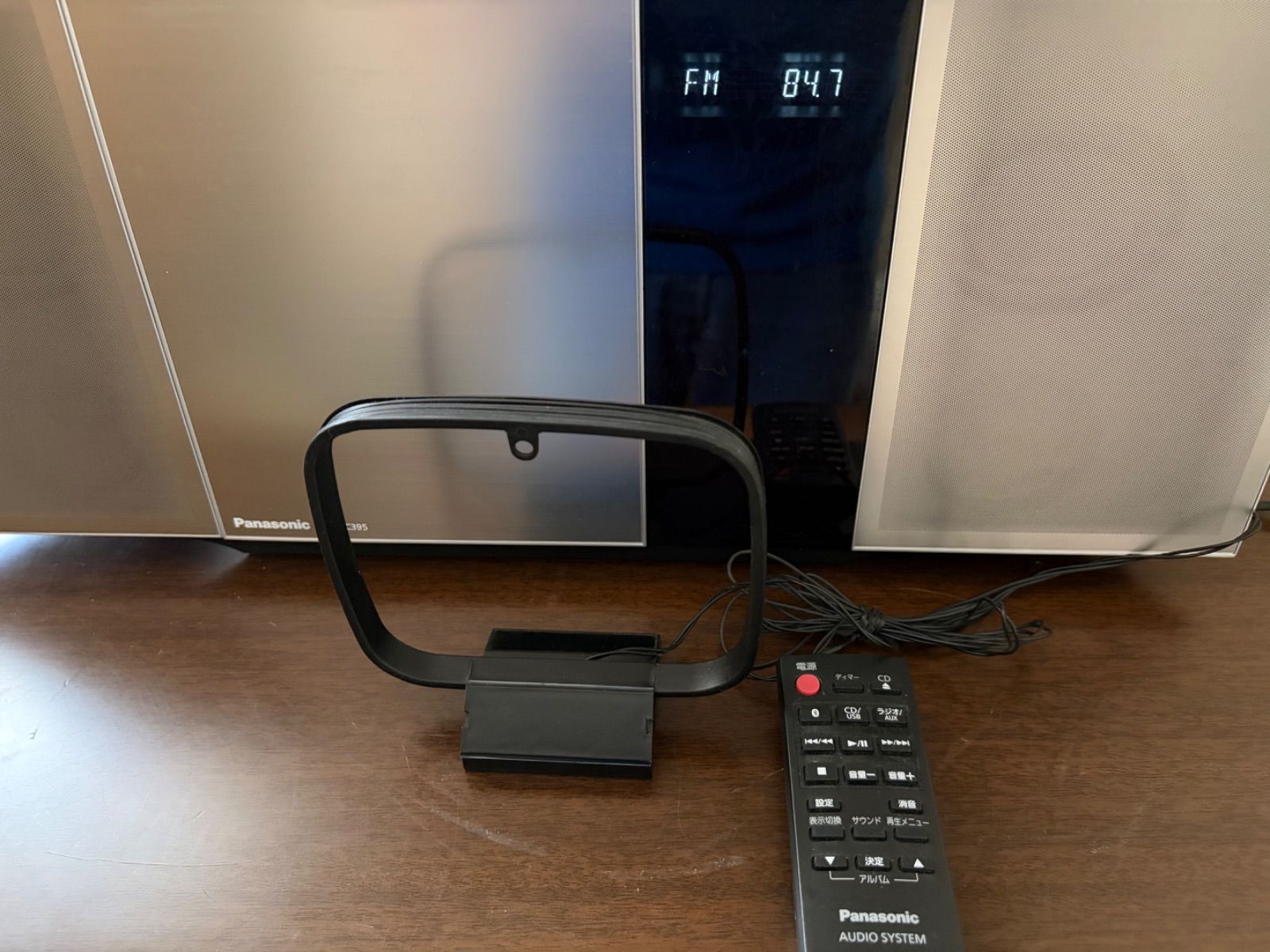Panasonic SC-HC395　ミニコンポ　Bluetooth対応　作動品 パナソニック ミニコンポ Bluetooth対応 ブラック SC-HC395-K（中古品