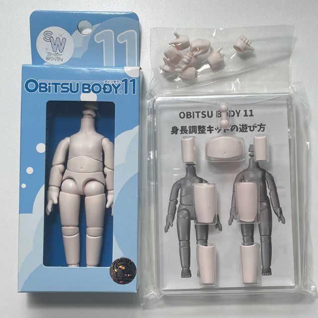 未開封＋開封 オビツ11 ob11 SW ボディ 身長キット 追加 手パーツ