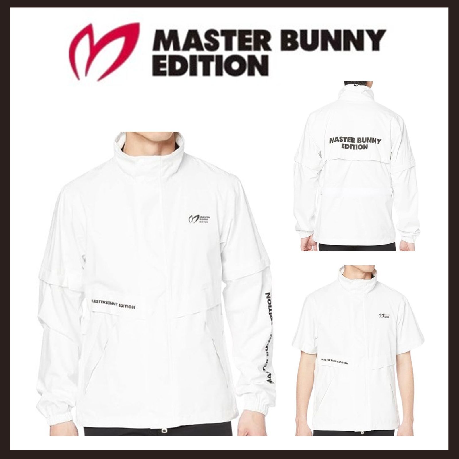 新品未使用　MASTER BUNNY EDITION(マスターバニーエディション)　レインウェア　6　ホワイト