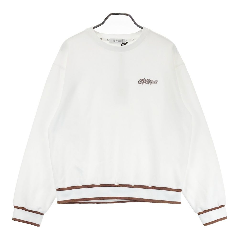 サイズ：2 CPG GOLF シーピージーゴルフ  スウェット  ホワイト系 [240101682291] ゴルフウェア メンズ ストスト サイズ：2 CPG GOLF シーピージーゴルフ スウェット ホワイト系