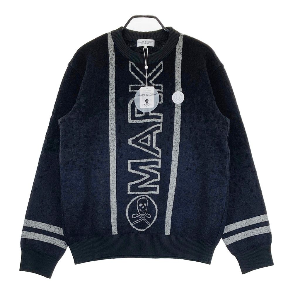 サイズ：50 MARK&LONA マークアンドロナ MLM-2C-AB03 ニット セーター ブラック系 [240101696779] ゴルフウェア メンズ ストスト