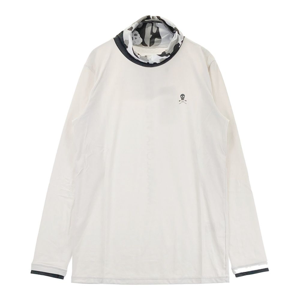 サイズ：50 MARK&LONA マークアンドロナ MLM-0C-AU25 長袖タートルネックTシャツ ホワイト系 [240101696795] ゴルフウェア メンズ ストスト